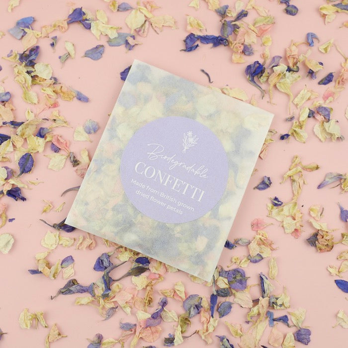 Lilac Confetti Sachets