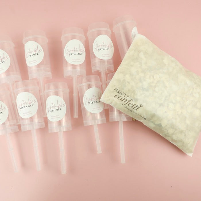 Sprinkle With Love Confetti Push Pops Kit (Pack of 10)