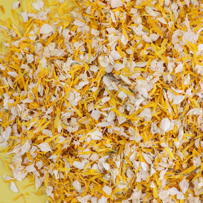Yellow & Ivory Premium Confetti