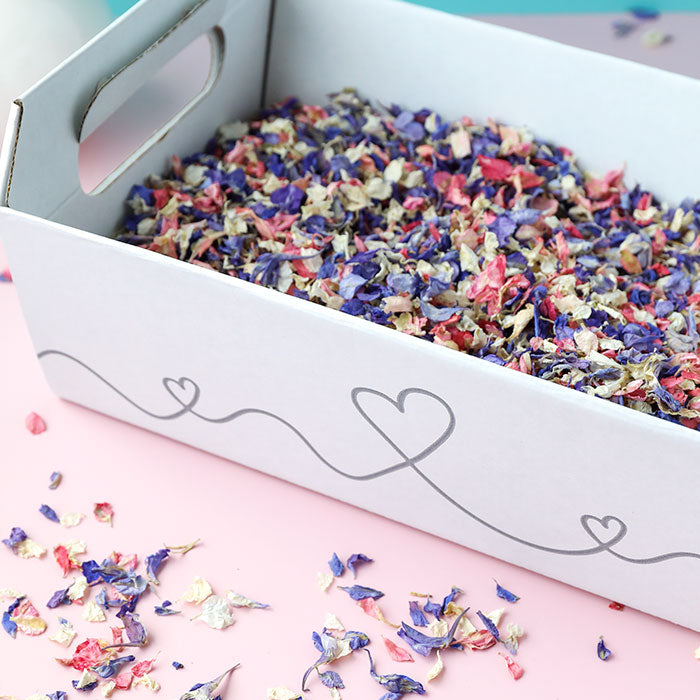Heart Confetti Tray - 2 Litres (16-20 Handfuls)