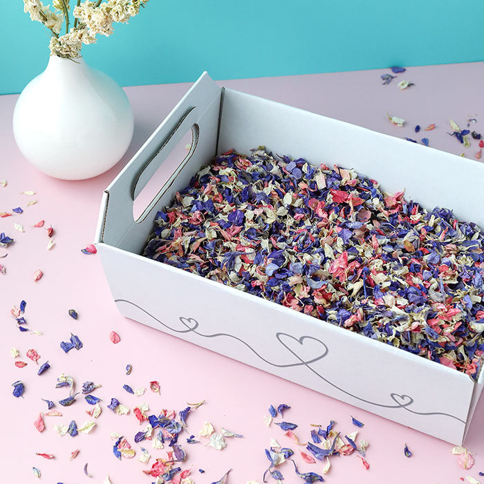 Heart Confetti Tray - 2 Litres (16-20 Handfuls)