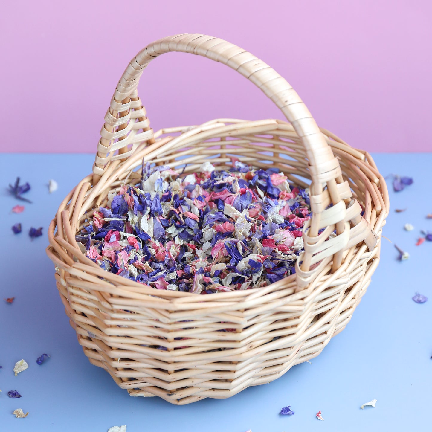 Flower Girl Basket with Confetti