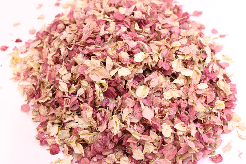 Mixed Pinks Natural Petal Wedding Confetti
