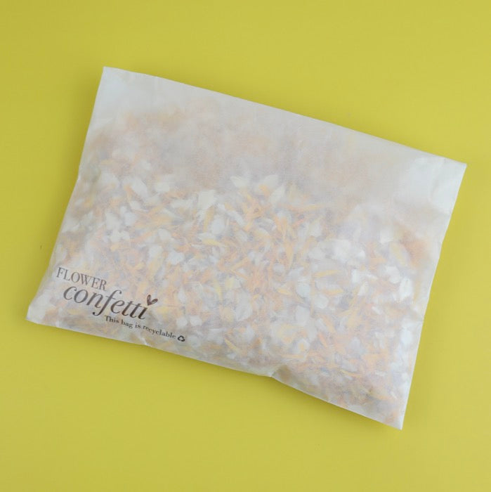 Yellow & Ivory Premium Confetti