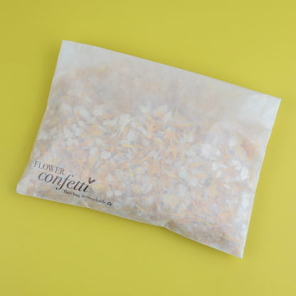 Yellow & Ivory Premium Confetti