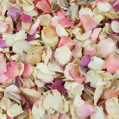 Pastel Rose Petals (40-50 Handfuls) 5 Litres