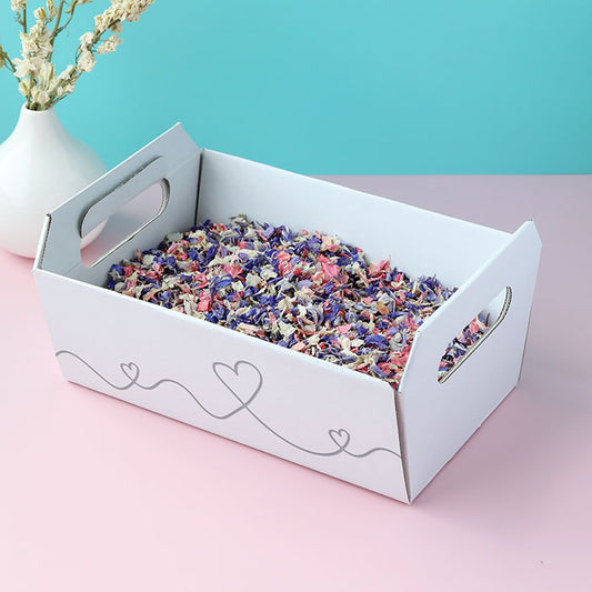 Heart Confetti Tray - 2 Litres (16-20 Handfuls)