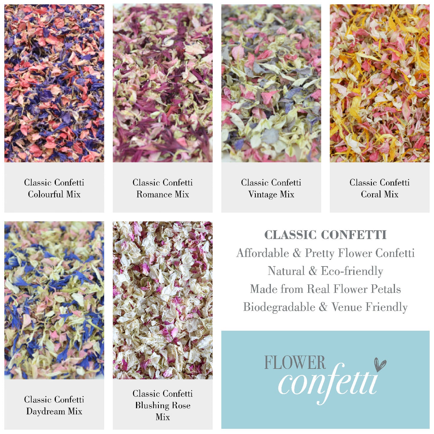 24 White Confetti Cones With Stand