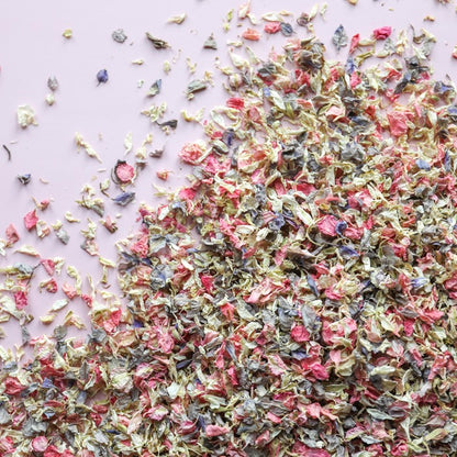 1 Litre Bag (8-10 Handfuls) Affordable Biodegradable Natural Petal Wedding Confetti