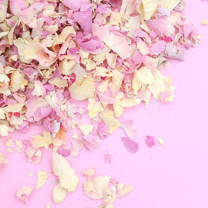 1 Litre Bag (8-10 Handfuls) Affordable Biodegradable Natural Petal Wedding Confetti