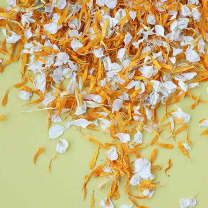 1 Litre Bag (8-10 Handfuls) Affordable Biodegradable Natural Petal Wedding Confetti