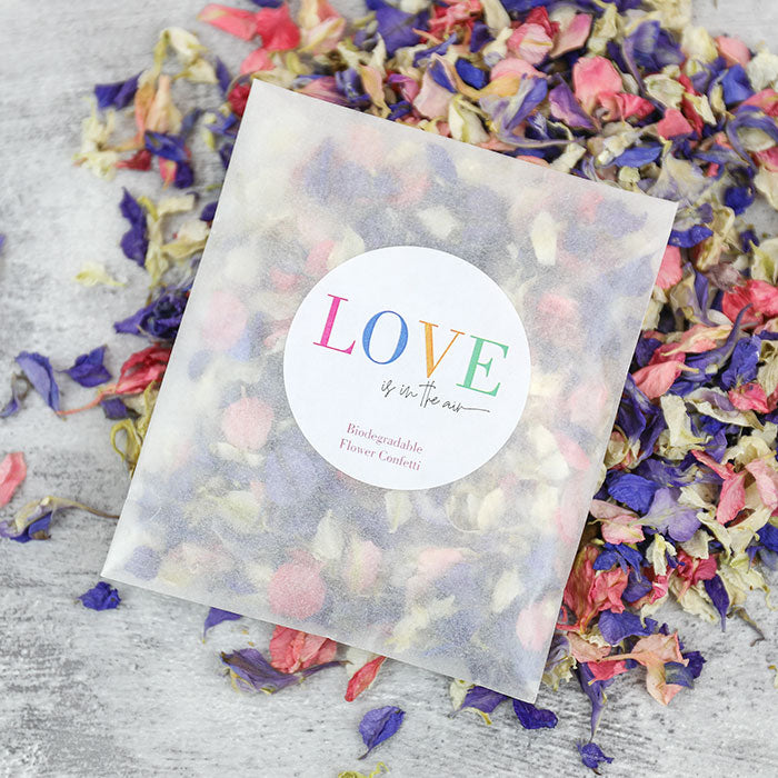 LOVE is in the Air Confetti Sachets