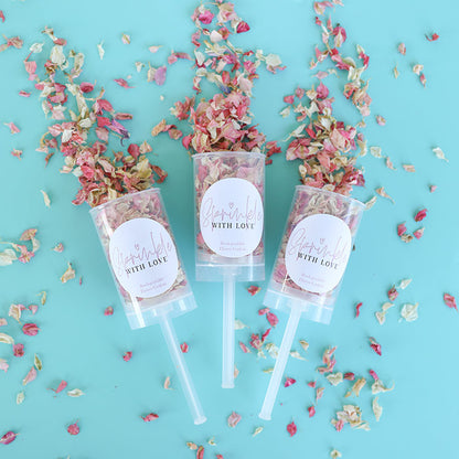 Sprinkle With Love Confetti Push Pops