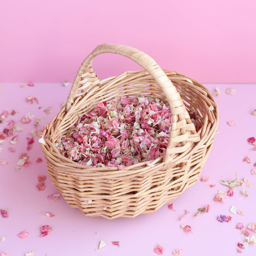 Flower Girl Basket with confetti