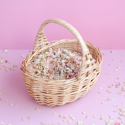 Flower Girl Basket with confetti