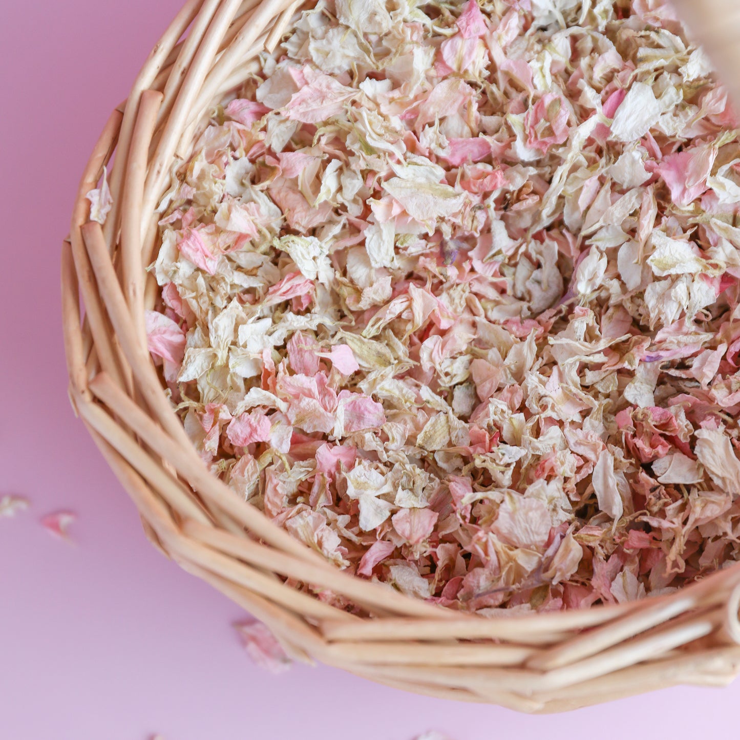 Flower Girl Basket with confetti