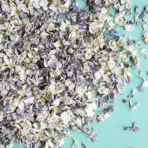 10 Lilac Confetti Cones and Confetti