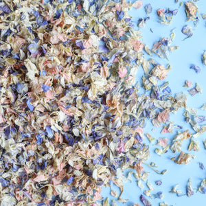 10 Lilac Confetti Cones and Confetti