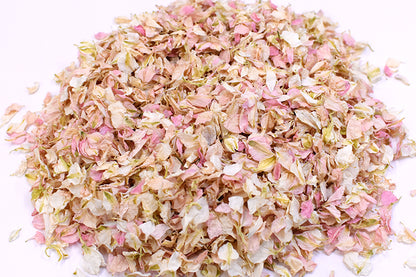 Vintage pink/Ivory Natural Petal Wedding Confetti 